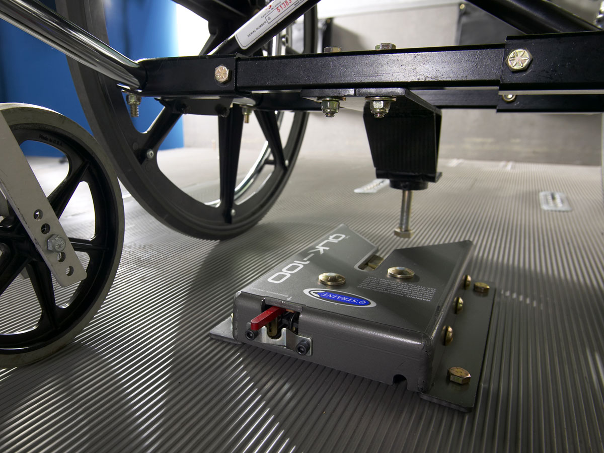WAV floor showing spigot